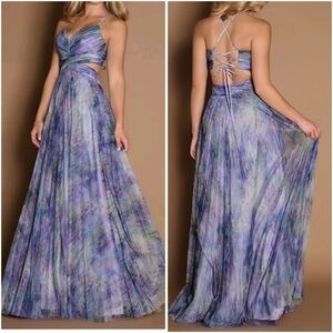 Azazie Raquel Lilac Maxi Dress NWT$199 Size: 18